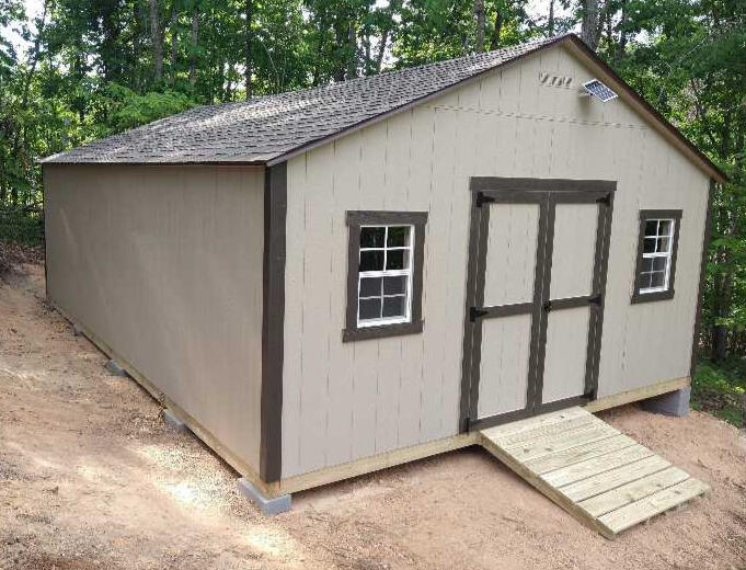 16X24 shed We build some monsters!