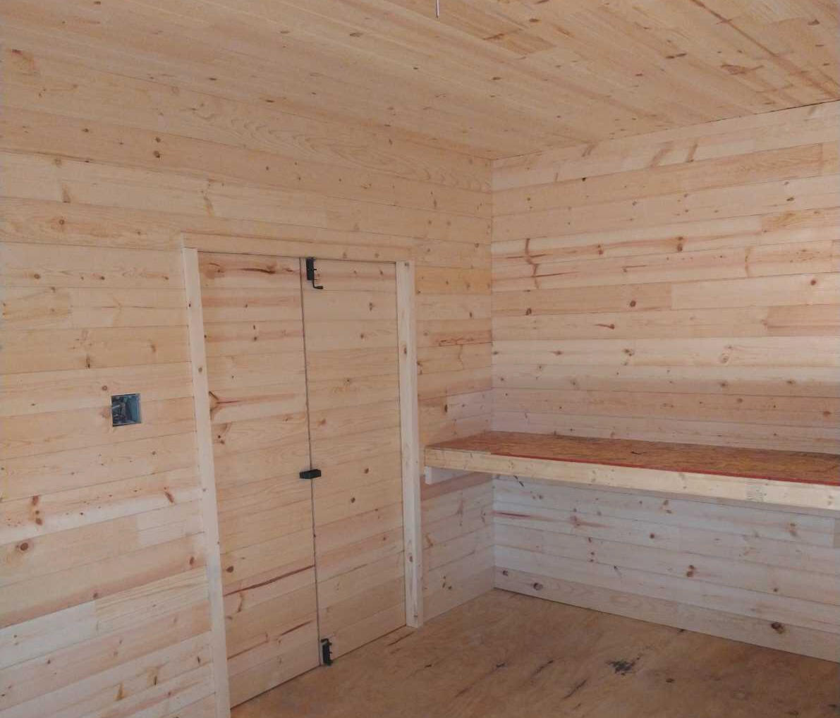 Pine tongue and groove Wall finishing